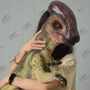 หุ่นไดโนเสาร์แบบกำหนดเองได้ หุ่นมือไดโนเสาร์เด็กเหมือนจริง สำหรับความบันเทิงและการแสดง ขายดีจากโรงงาน - Product Image 4