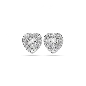 Pendientes de Cristal con Forma de Corazón y Diamantes Brillantes de Marca de Diseñador Famoso de Moda, Estilo Ariana Grande - Product Image 1