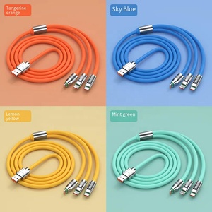 Cáp sạc 3 trong 1 bện TPE bền bỉ, sạc siêu nhanh 120W với đèn LED báo hiệu cho điện thoại di động, máy tính bảng - Product Image 5