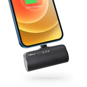 iWALK LinkPod 3电源银行新产品内置插头直接充电3350毫安便携式可充电迷你袖珍电源银行