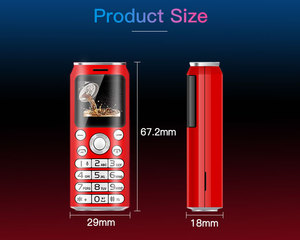 SATREND K8 Mini Teléfono Móvil de Moda, Teléfono Celular de Tamaño Más Pequeño, Doble SIM, MP3, BT, Marcador, Grabación de Llamadas, Celular - Product Image 2