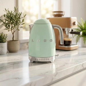 <span class=keywords><strong>Hervidor</strong></span> Retro <span class=keywords><strong>Smeg</strong></span> KLF04 de 1.7L, Acero Inoxidable, 7 Ajustes de Temperatura, Diseño Italiano Vintage, <span class=keywords><strong>Hervidor</strong></span> de Agua para el Hogar - Product Image 5