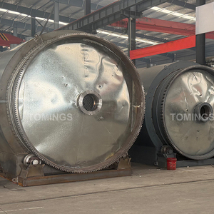 Horizontal Rotating Waste Tire And Waste <b>Rubber</b> Oil Refining Batchwise Cracking Equipment; Tire Recycling Equipment - Product Image 5
