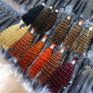 Cabello Humano Virgen al por Mayor sin Trama, Extensiones a Granel <span class=keywords><strong>Afro</strong></span> Kinky, Cabello Humano Vietnamita a Granel, Cabello Rubio Virgen para <span class=keywords><strong>Trenzas</strong></span> - Product Image 4