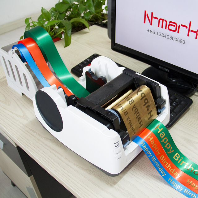 N-mark Customized Competitive Price Satin Fabric Printer Garments Label Printers Digital Satin Ribbon Printing Machine
