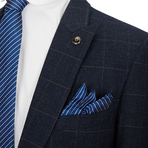 <span class=keywords><strong>Costume</strong></span> 3 pièces de <span class=keywords><strong>mariage</strong></span> pour <span class=keywords><strong>homme</strong></span>, coupe cintrée, en tissu à carreaux de haute qualité, manteau à revers, <span class=keywords><strong>costume</strong></span> de dîner pour printemps - Product Image 2