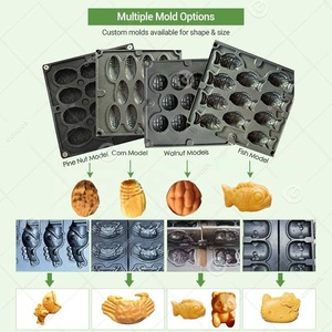 Máquina para hacer delimanjoo, gofres de trigo, taiyaki congelados pequeños y rellenos de pastel de pescado - Product Image 5