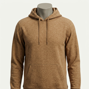 Sweat-shirt à capuche pour homme, coupe classique, couleur unie, coton - polaire, décontracté, écologique, séchage rapide, respirant, vêtements d'hiver - Product Image 1