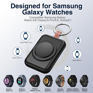 พาวเวอร์แบงค์แม่เหล็กไร้สายขนาดเล็ก 1800mAh สำหรับ Samsung และ Apple Watch โซลูชั่นการชาร์จแบบพกพาสำหรับสมาร์ทวอทช์ - Product Image 6