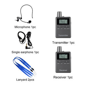 Système de guide touristique, microphone rechargeable <span class=keywords><strong>à</strong></span> <span class=keywords><strong>distance</strong></span>, haut-parleurs, casques, longue durée de vie de la batterie, talkie-walkie multilingue <span class=keywords><strong>pour</strong></span> l'utilisation en église - Product Image 6