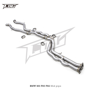 Tuyaux d'échappement OEM Ready Ship pour BMW M3 M4 F80 F82 F83 S55 3.0T 2014-2019 SS304 Système d'échappement de voiture Midpipe de longueur égale - Product Image 2