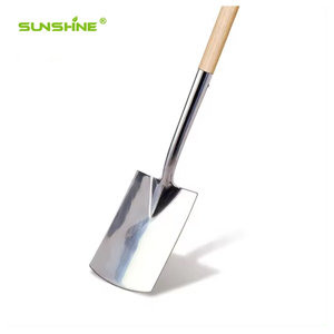 SUNSHINE garpu penggali baja tahan karat & sekop Logo kustom DIY OEM sinar matahari dipoles GS garpu luar ruangan 100cm 1 buah 1 tahun 29*18cm - Product Image 2