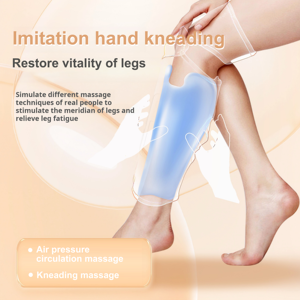 Masajeador de Pantorrillas por Compresión de Aire, 3 Modos, 6 Intensidades, Masajeador de Piernas para la Circulación, Alivio del Dolor, Beneficioso para el RLS y el Edema - Product Image 6
