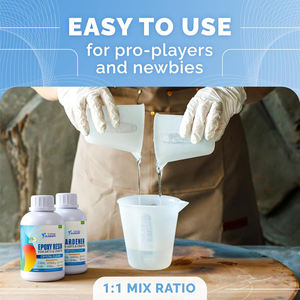 Resina Epoxi Transparente de Secado Rápido, <span class=keywords><strong>Pegamento</strong></span> AB 1:1 para Manualidades y Joyería - Product Image 6