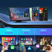 Autoradio multimédia universel sans fil CarPlay Android Auto 5/7/7,5/9/10,26 pouces, lecteur vidéo portable avec écran tactile et USB/AUX