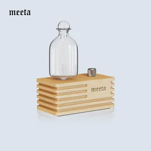 MEETA AM03 diffuser Aroma Aroma gaya kayu Solid kustom 2023 ruang yoga tersedia penggunaan diffuser minyak esensial portabel