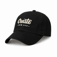 Casquette de baseball à 6 panneaux avec logo brodé 3D personnalisé, en coton premium respirant et léger, unisexe, pour le sport et la rue, pour hommes et femmes