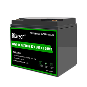 Groothandel Biterson 12V 45Ah Lifepo4 Lithium Batterij voor Solar RV Marine Golfkar Trolling Motor met 2 jaar garantie 3000 cycli - Product Image 1