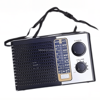 Radio Électrique Classique Portable à Signal Puissant et Son Fort, Fonctionnant sur Batterie CA, Haut-Parleur Multi-Bandes FM AM SW1 SW2 TV