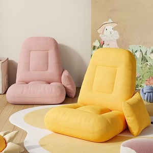 Portable Modern Fabric Lounger <b>Bean</b> <b>Bag</b> Sofa Chair Backrest Casual Floor <b>Seat</b> Removable Cover for Balcony Courtyard Park Use - Product Image 3