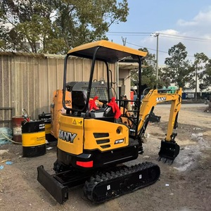 SANY SY18U Mini Crawler Excavator 1.2 Ton Hydraulic <b>Micro</b> Digger With Digging Bucket 0.12m³ Capacity - Product Image 1