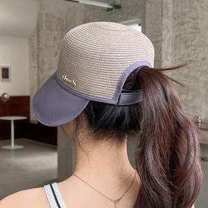 Women's Breathable Wide Brim Sun <b>Hat</b> Bucket <b>Hat</b> For Beach Travel Spring Autumn Gray - Product Image 3