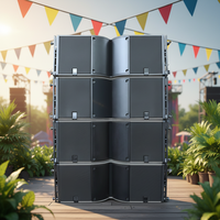 K3 Dual 12 pouces 2 voies Line Array LoudSpeakers Haut-parleur passif professionnel pour grande scène