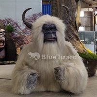 Figurine de monstre de neige en 3d, décoration d'intérieur, personnalisé, modèle animaux alphaniques, pour parc animaux