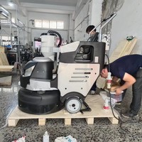 Machine de polissage de sol en béton planétaire à monter à distance ASL, polissage efficace élevé