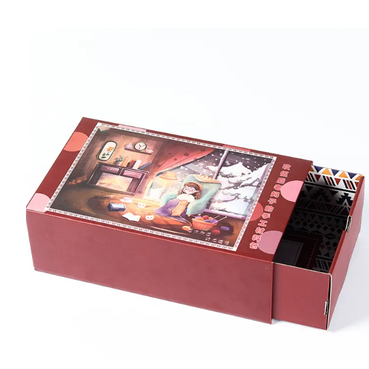2024 Hot Custom Size and Logo Holiday Gift Box for Socks Packaging