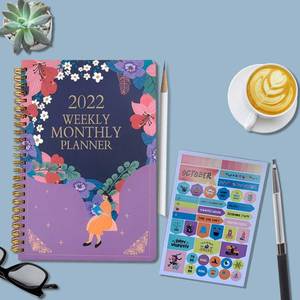 LABON-Agenda Diaria semanal, planificador diario, cuaderno, pegatina en espiral, planificador y diario, regalo, <span class=keywords><strong>2023</strong></span> - Product Image 5