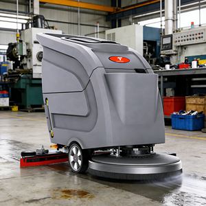 Fregadora de <span class=keywords><strong>Pisos</strong></span> Eléctrica Cleanhorse X1, Ligera, de Empuje, para Taller Mecánico, Limpieza de <span class=keywords><strong>Pisos</strong></span> de Mármol y Terrazo - Product Image 2