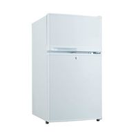 Réfrigérateur Double porte 80l, congélateur supérieur, Mini réfrigérateur