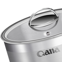 Ustensile de cuisine à induction en acier inoxydable, OEM, casseroles de cuisine, poêle en aluminium