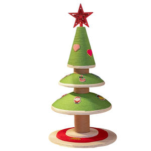 Scaffale per gatti in stile albero di natale moderno - Product Image 1