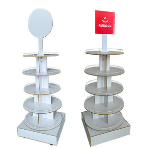 Exhibición de madera contrachapada personalizada Exhibición plegable portátil y estantes para boutique - Product Image 6