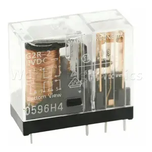 Elektronik bileşen iletişim rölesi 5V/12V/24VDC 5A 8PIN DIP G2R-2-12VDC röle modülü