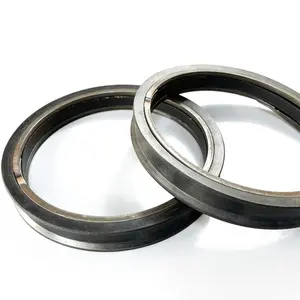 P Seals for oilfield industry with steel backup rings