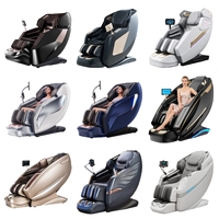 Fauteuil de massage électrique de luxe DaWangjia M9 2025, la meilleure chaise de massage 3D 4D 8D à gravité zéro avec rail SL pour salon, lit de massage corporel complet - Prix