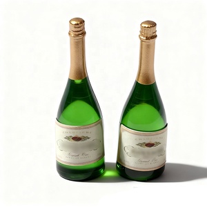 Copa de vino de champán en miniatura y botella para decoración de casa de muñecas 1:12 Mini Alcohol licor cerveza pequeña lata accesorios de simulación - Product Image 1