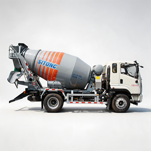 รถผสมคอนกรีต SHACMAN 5M3 พวงมาลัยขวา รถผสมคอนกรีตใหม่สำหรับงานก่อสร้างทางไกล - Product Image 1