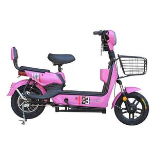 Trottinette électrique 350W avec moteur sans balais, batterie 13Ah, autonomie 30-40km, couleur rouge, pour trajets urbains, avec éclairage LED - Product Image 2