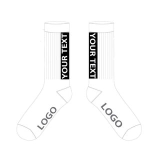 Calzini Jacquard personalizzati di alta qualità Unisex cotone Casual ricamo sportivo con Logo primavera stagione polsino posizionato Logo - Product Image 2
