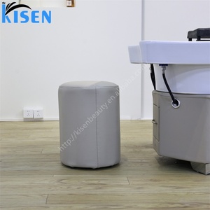 Lit de massage japonais KISEN pour le lavage des cheveux avec spa vapeur et bassin de thérapie aquatique pour salon de coiffure, chaise de shampoing - Product Image 5