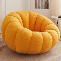 Fauteuils de salon en peluche style nordique, ensembles de canapés individuels de luxe, fauteuils décoratifs et fauteuils inclinables
