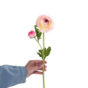Fleurs artificielles de pivoine Dew Lotus en plastique et soie, décoration de mariage et de maison, couleur verte - Product Image 5