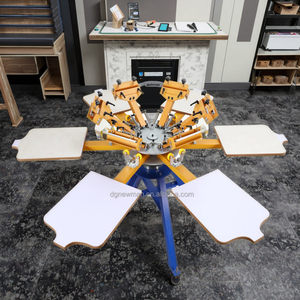 Vente directe usine : Imprimante sérigraphique 6 stations avec kits complets et 6 têtes d'impression pour l'impression textile et les entreprises d'impression à plat - Product Image 6