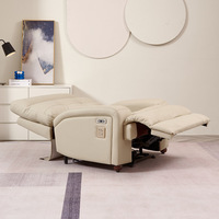 Canapé inclinable électrique multifonctionnel à double moteur à 180 degrés en cuir moderne pour salon, fauteuil inclinable pivotant, meubles de maison