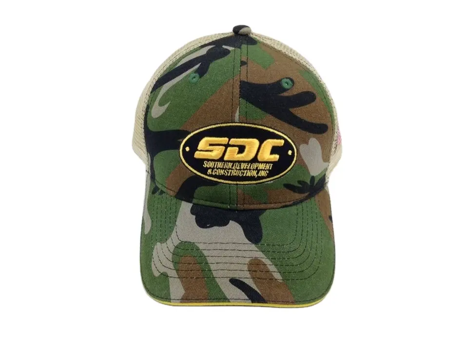 Sport Cap Camouflage Baseball Cap Camo Pattern 6 Panel Tactical Outdoor Men Adult Customized Curved Unisex Sports Hat Left Panel