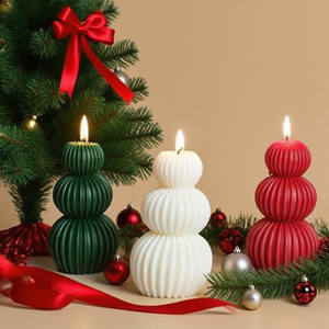 Candela Sferica Nordica in Cera di Soia per Aromaterapia, Fatta a Mano, Ecologica, Moderna, per Decorazioni di Compleanni e Natale - Product Image 2